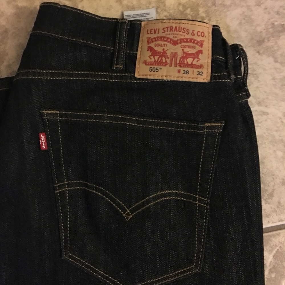 Black denim Levi's